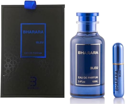 Bharara Bleu Eau De Parfum Spray & Refillable Travel Spray (empty) 100ml