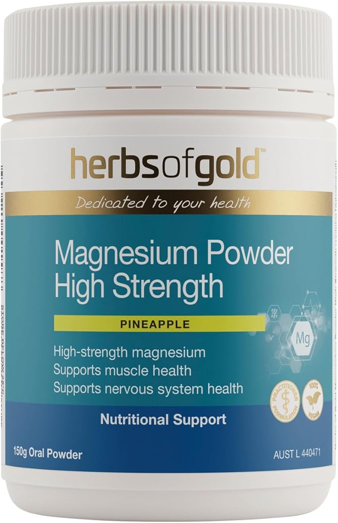 Herbs of Gold – Magnesium Powder High Strength 150 G