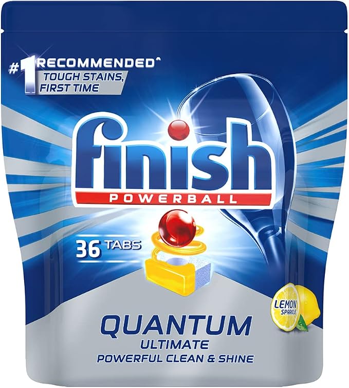 Finish Quantum Ultimate Lemon Dishwasher Tablets 50 Pack