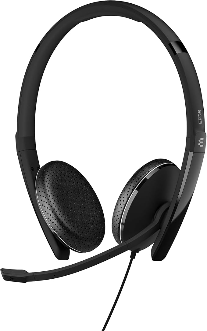 EPOS | Sennheiser Adapt 165 USB C II On-ear, Double-sided USB-C Headset, 3.5 mm Jack and Detachable