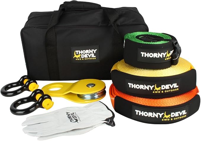 Thorny Devil 8 Piece Recovery Kit 8T Snatch and Accessories