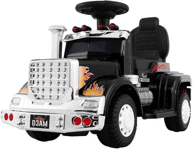 Ride On Cars Kids Electric Toys Car Battery Truck Childrens Motorbike Toy Rigo - Black