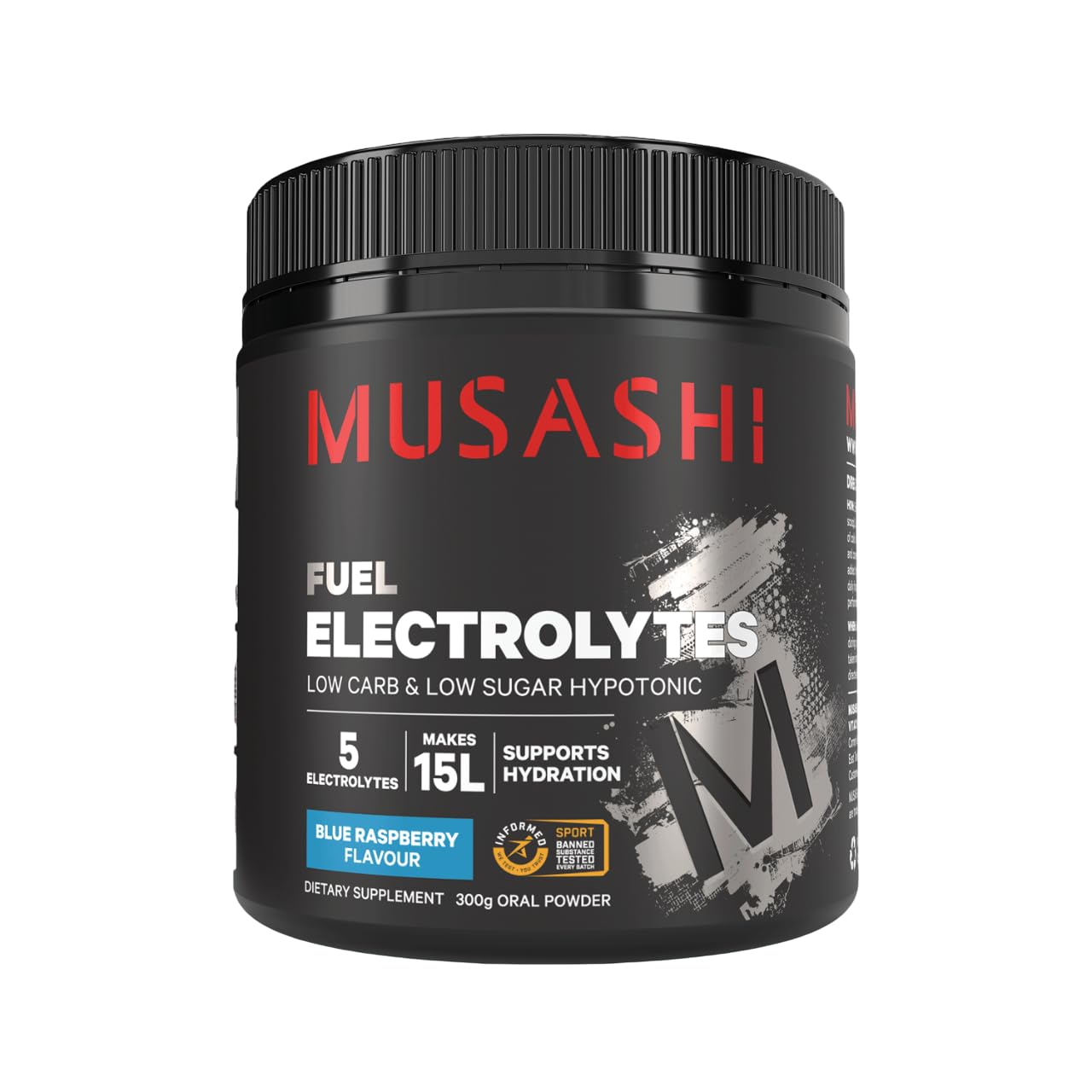 Musashi Electrolytes 300g - Blue Raspberry