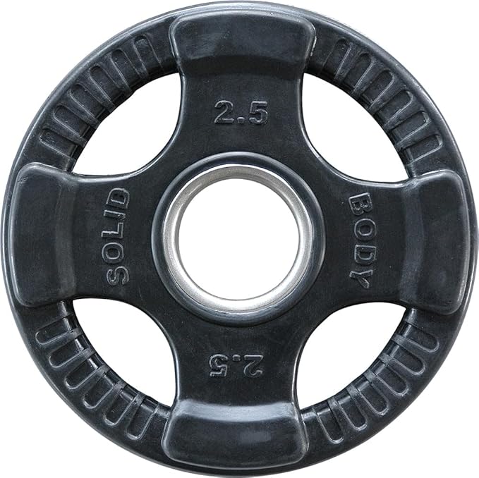 Body-Solid Rubber Grip Olympic Weight Plate, 2.5 kg