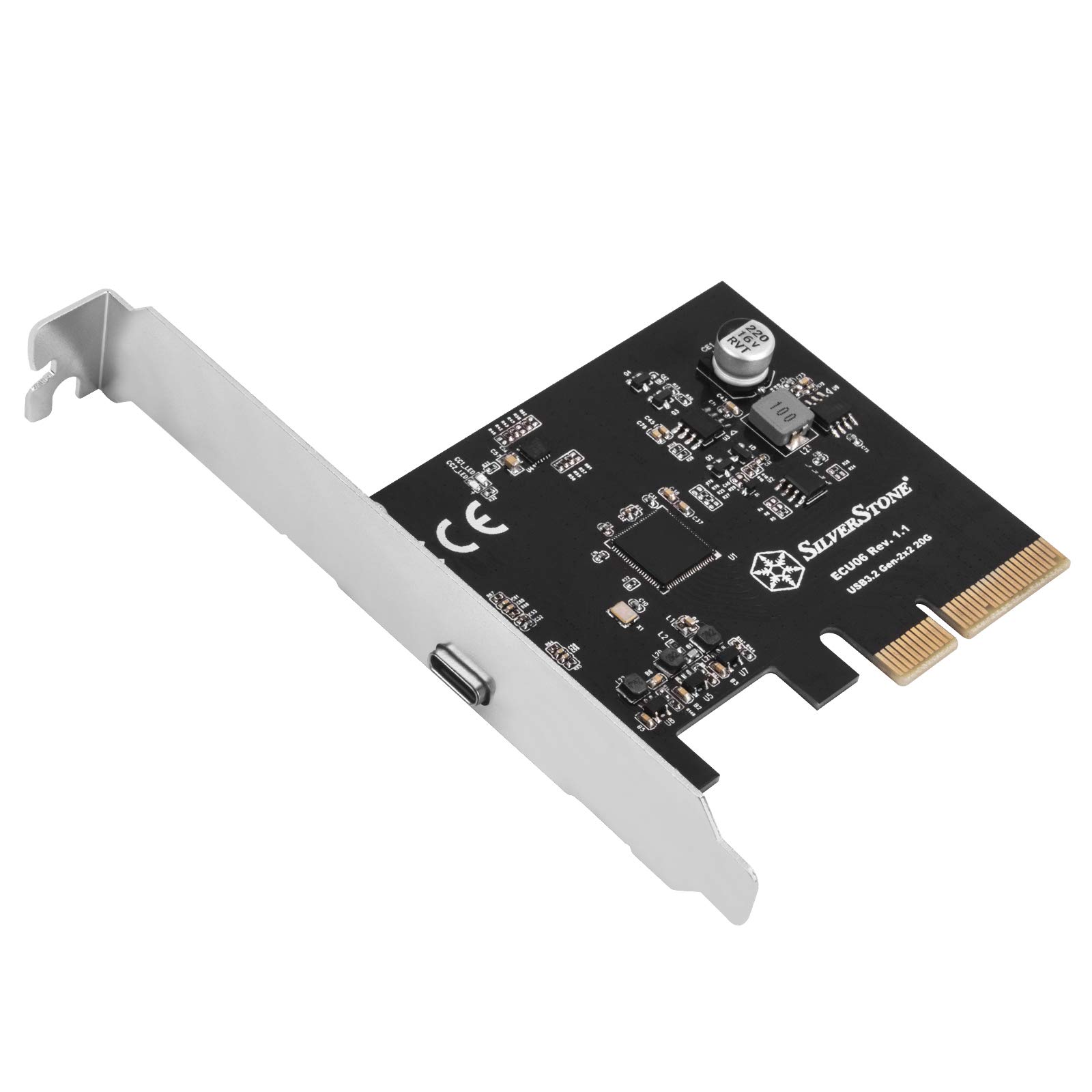 Silverstone ECU06 USB-C Gen 3.2 2x2 PCIe Expansion Card SST-ECU06
