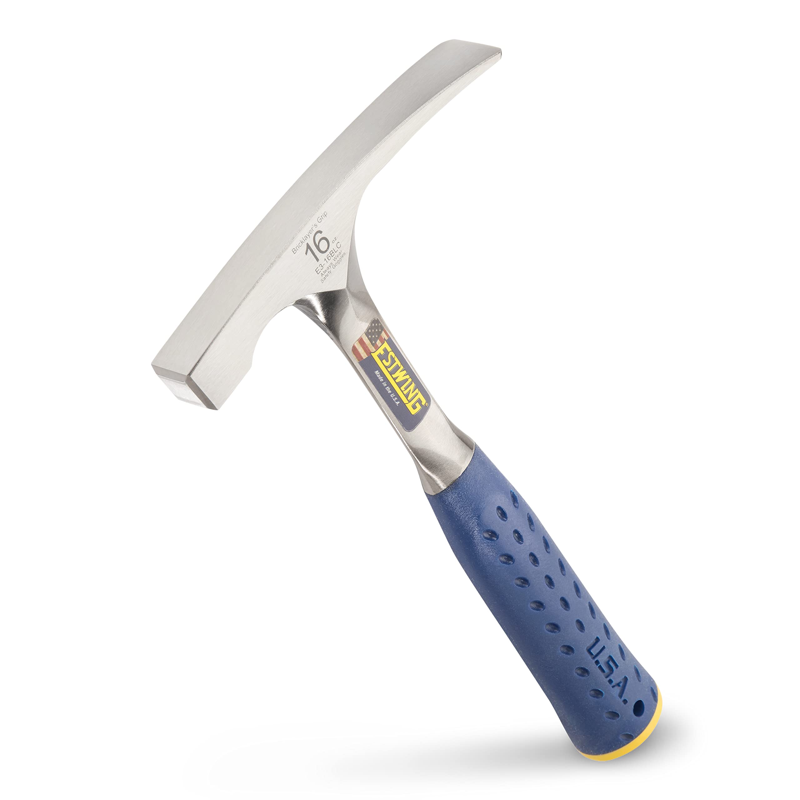 Estwing E3-16blc 470ml Bricklayer or Mason's Hammer With Patented End Cap