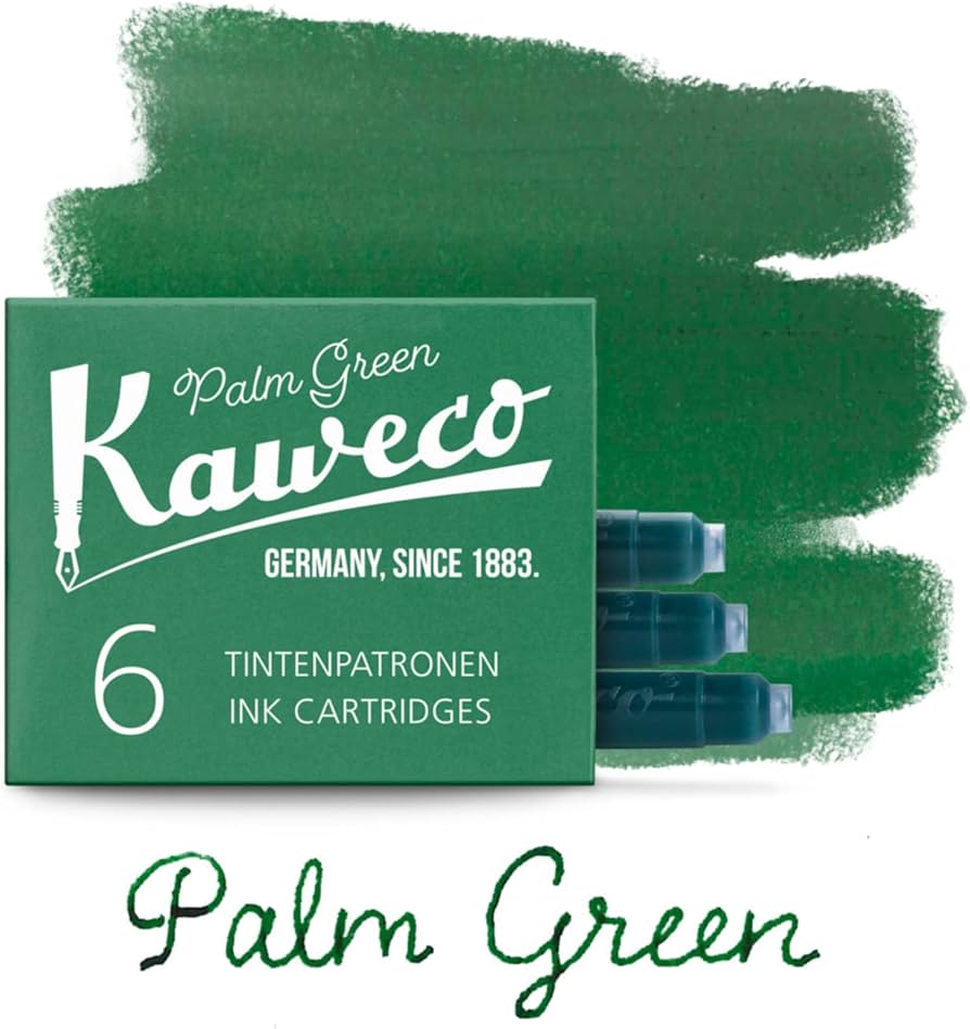 Kaweco - Fountain Pen Ink - Cartridges - Palm Green