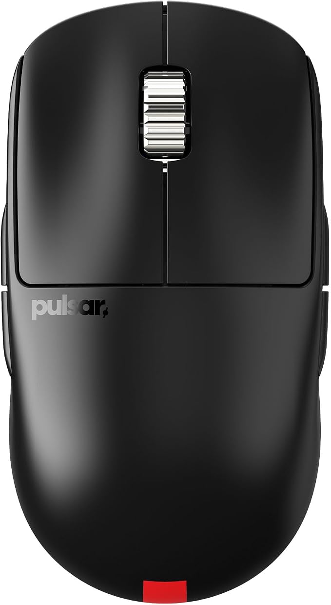 Pulsar Gaming Gears X2A ES Wireless Gaming Mouse, Ultra Lightweight, 69 Gram, Symmetrical, 2.4 Ghz, 1ms 26000 DPI Optical Sensor PAW3395