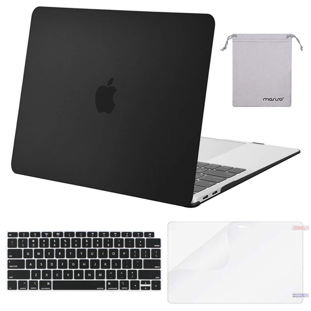 MOSISO Compatible with MacBook Air 13 Inch Case 2022 2021 2020 2019 2018 Release A2337 M1 A2179 A1932 Retina Display with Touch ID Plastic Hard