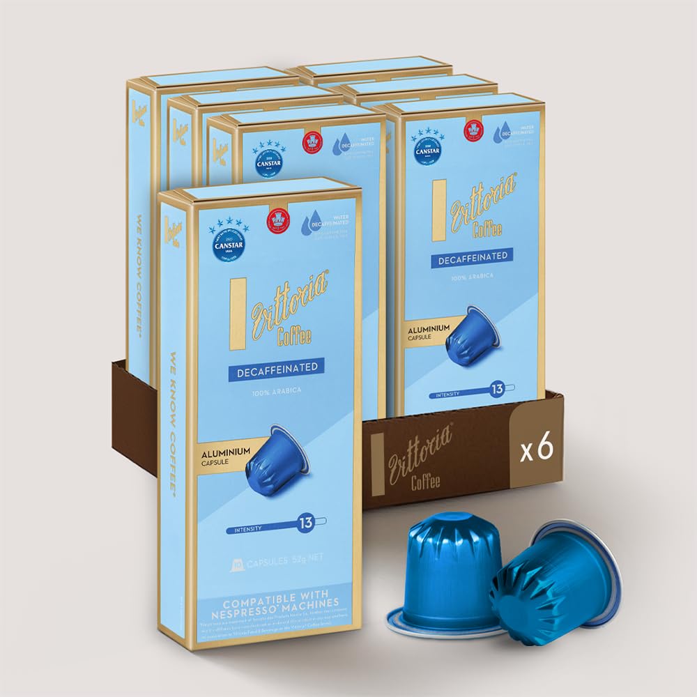 Decaffeinated Nespresso* Compatible Coffee Capsules