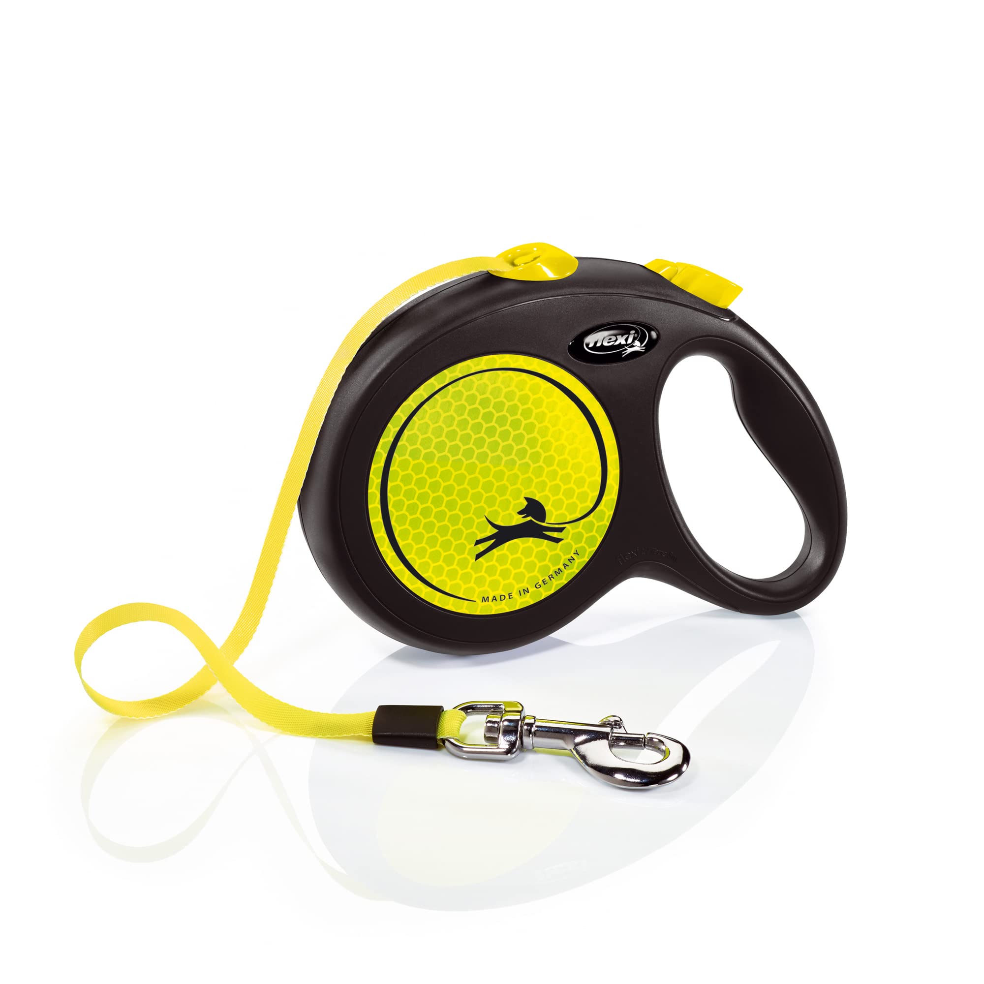 Flexi Neon Tape Retractable Lead Large 5m