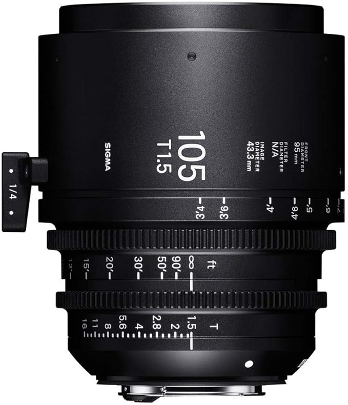 Sigma 105mm T1.5 Cine Lens - ARRI Pl Mount