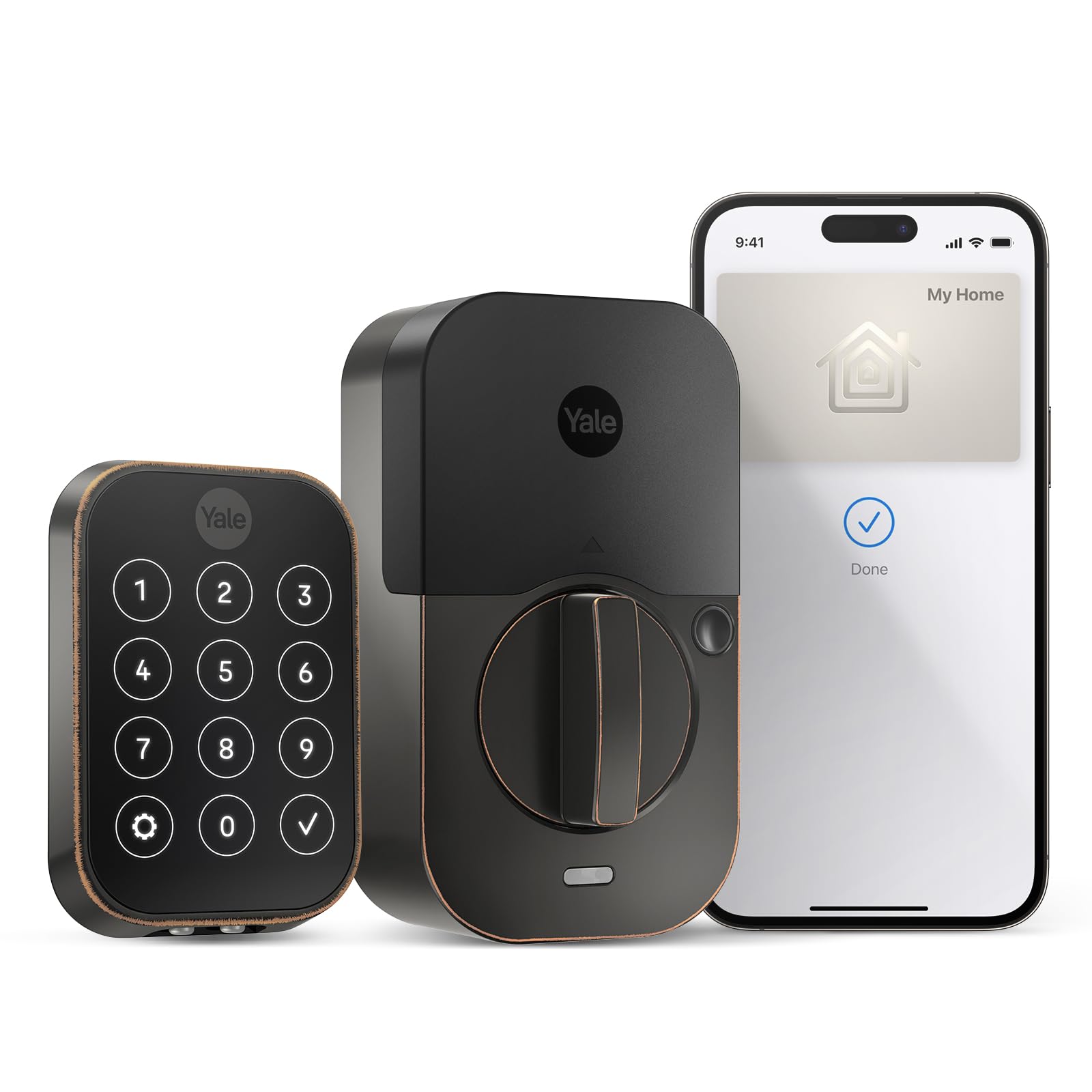 Yale Assure Lock 2 YRD450-N-WF1-0BP | Smart Keyless Wi-Fi Deadbolt, Oil Rubbed Bronze