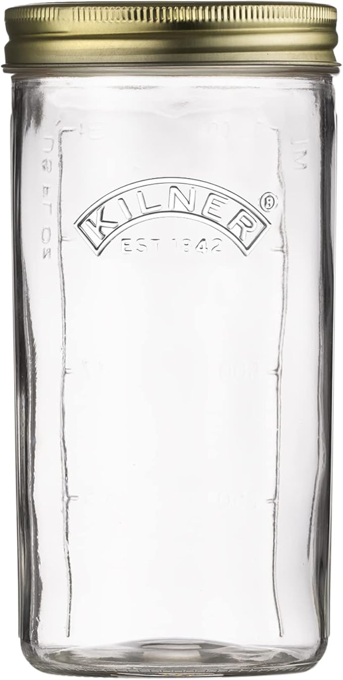 Kilner Wide Mouth Preserve Jar - 1 Litre