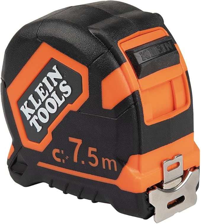 Klein Tools 9375 Double-hook Magnetic Tape Measure, 25 ft.