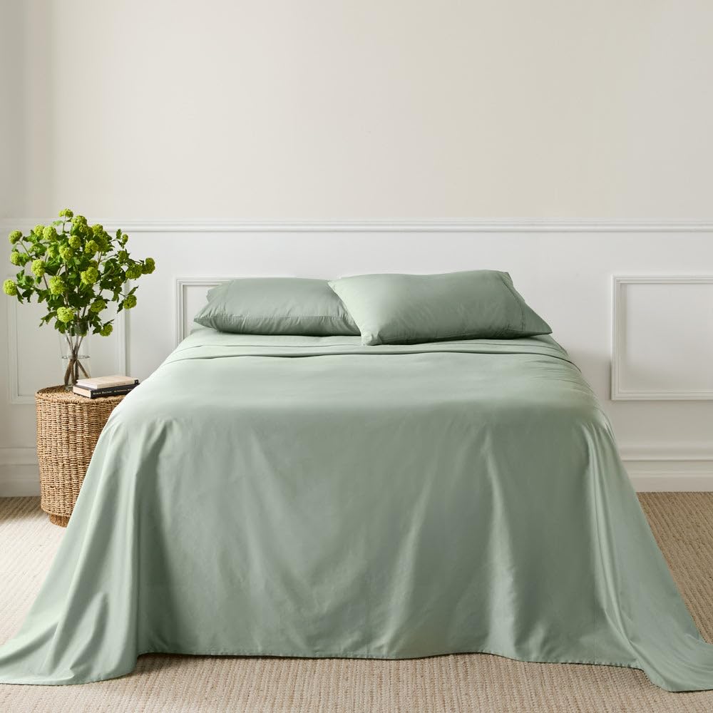 MyHouse Ashton King Bed Sheet Set Green