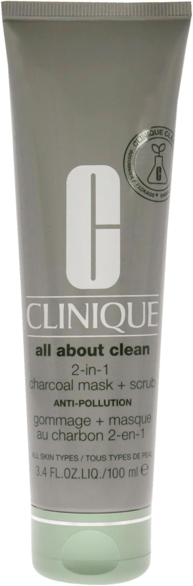 Clinique All about Clean 2-in-1 Charcoal 100ml Mask + Scrub