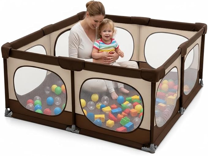 Playpals Baby Playpen Child Safety Gate Kids Playpen Child Play 150X180CM