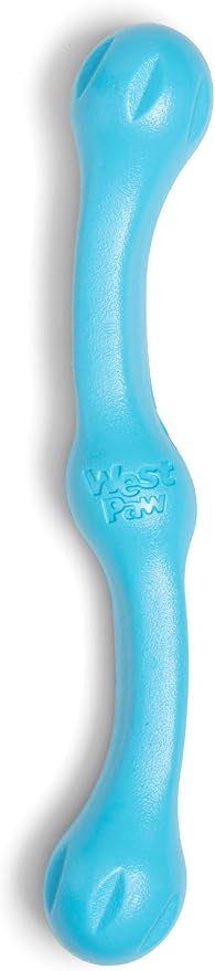 West Paw Zwig Tug & Fetch Stick Dog Toy - Aqua Blue