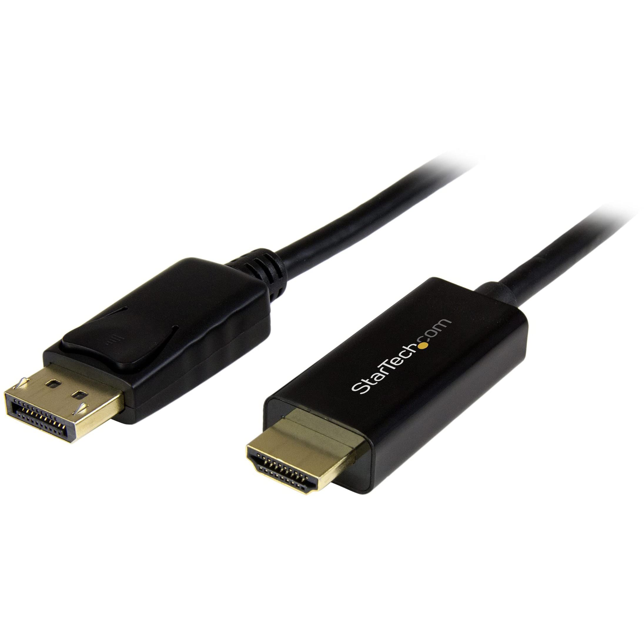 StarTech (3 feet/1m) DisplayPort to HDMI Converter Cable 4K