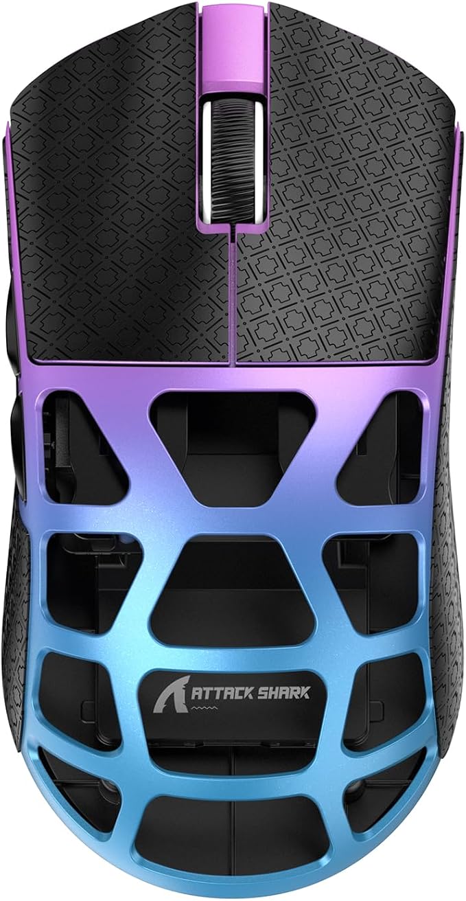 R3 Wireless Gaming Mouse, 46g Superlight Magnesium Alloy Triple-mode Computer Mouse, 8000Hz Polling Rate, PAW3395 26K DPI Sensor Programmable Mice