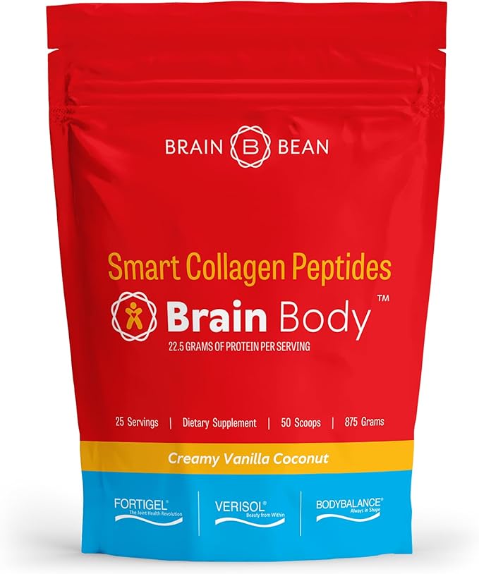 Brain Body Collagen Peptides Powder - Vital Proteins from Collagen Peptides Powder Supplement For Skin, Muscle, and Joints - Collagen Supplements