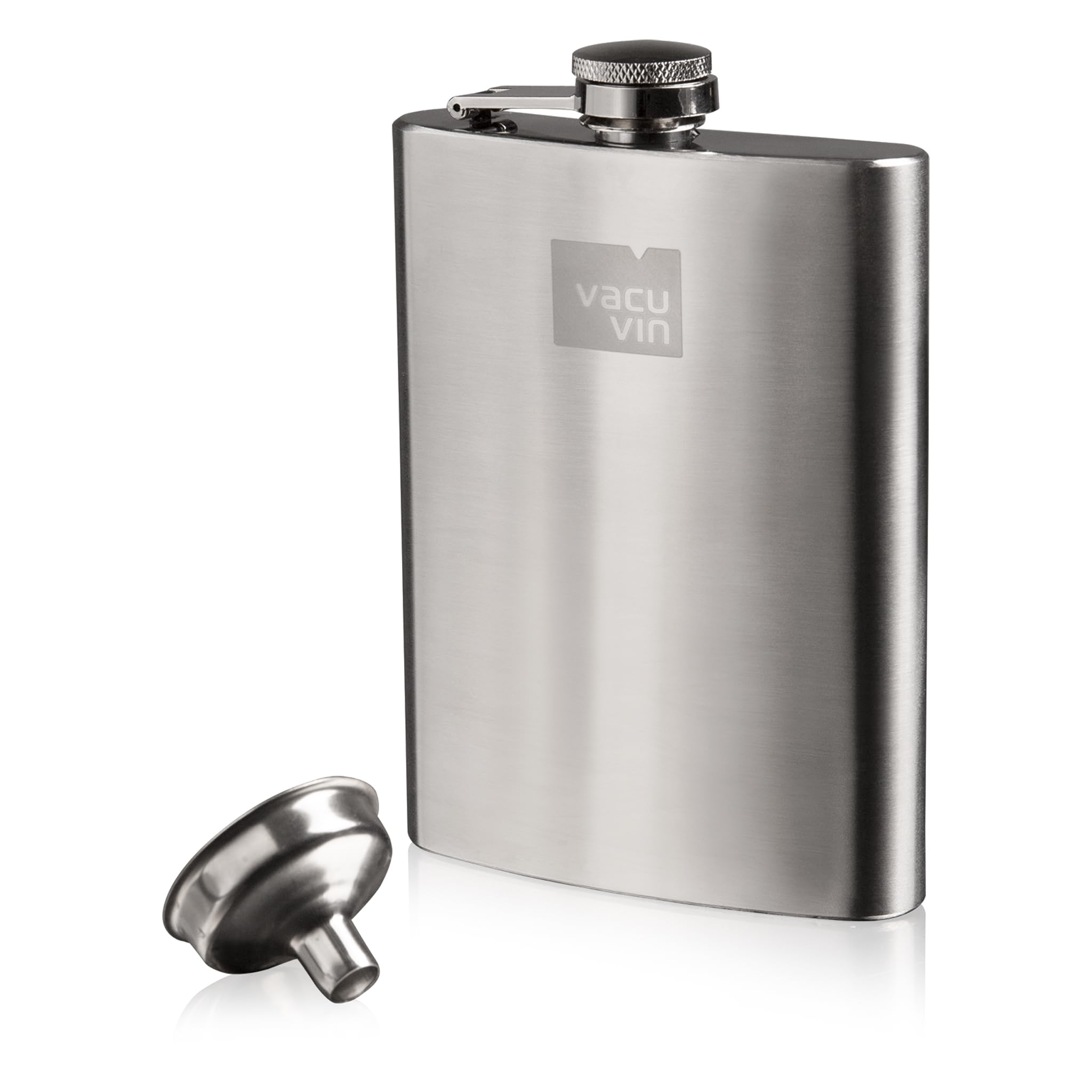 Vacu Vin Stainless Steel Hip Flask & Funnel