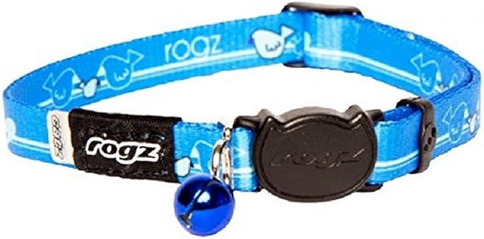 Rogz Kiddycat Safeloc Collar Tango Fish