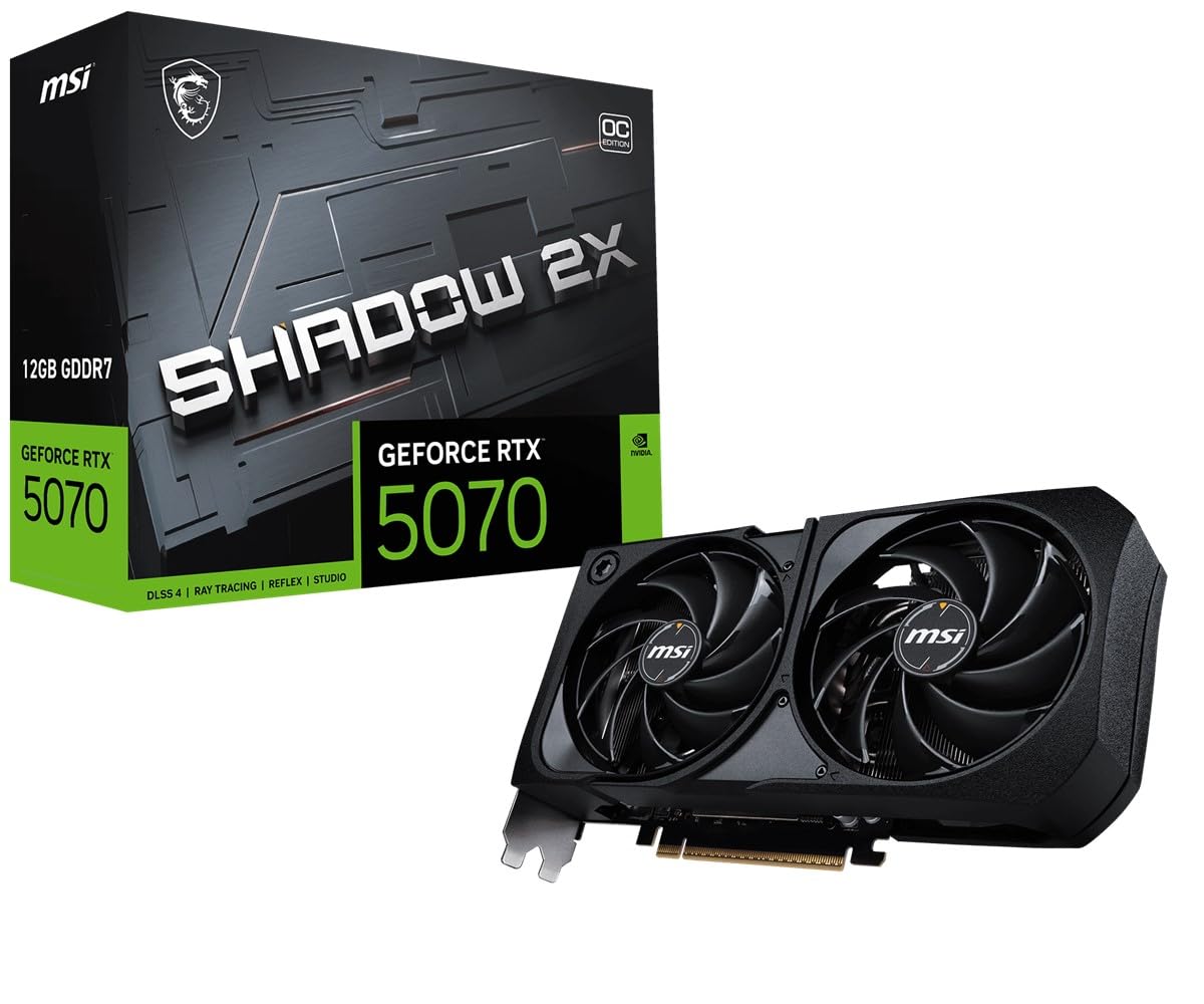 MSI GeForce RTX 5070 12G Shadow 2x OC, 12GB