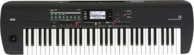 Korg I3 61-Key Music Workstation (Super Matte Silver)