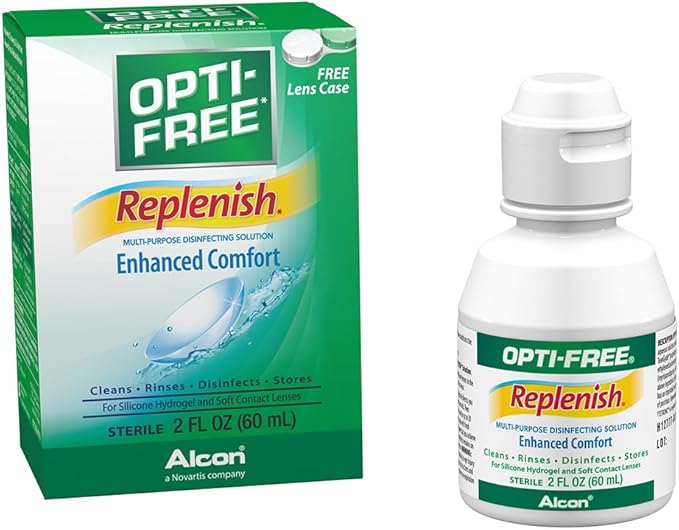 Opti-Free Replenish Multi-Purpose Disinfecting Solution - 2 oz, Pack o