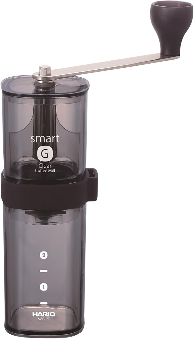 Hario Coffee Grinder Smart G Transparent Black