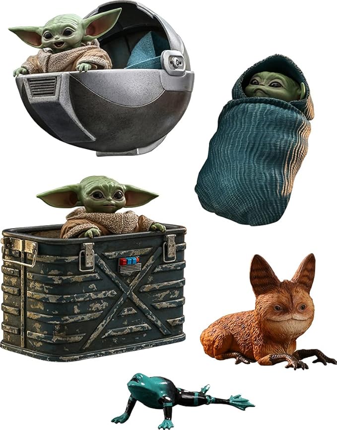Star Wars: The Mandalorian - Grogu 1:6 Scale Action Figure Set