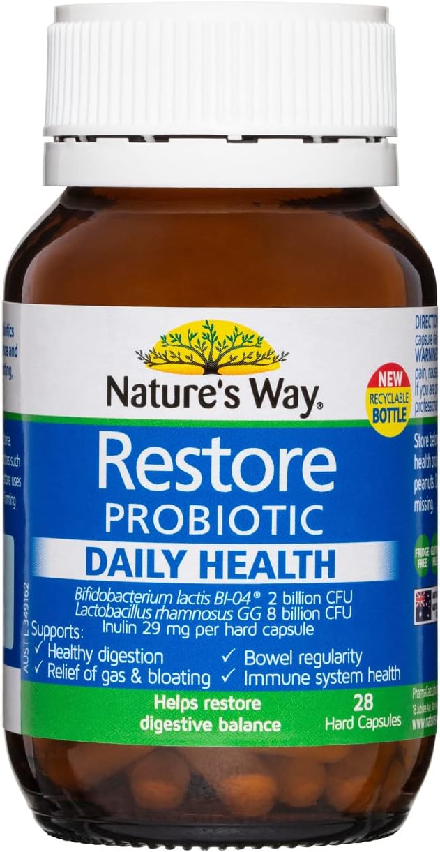 Nature's Way Restore Daily Probiotic 90 Capsules