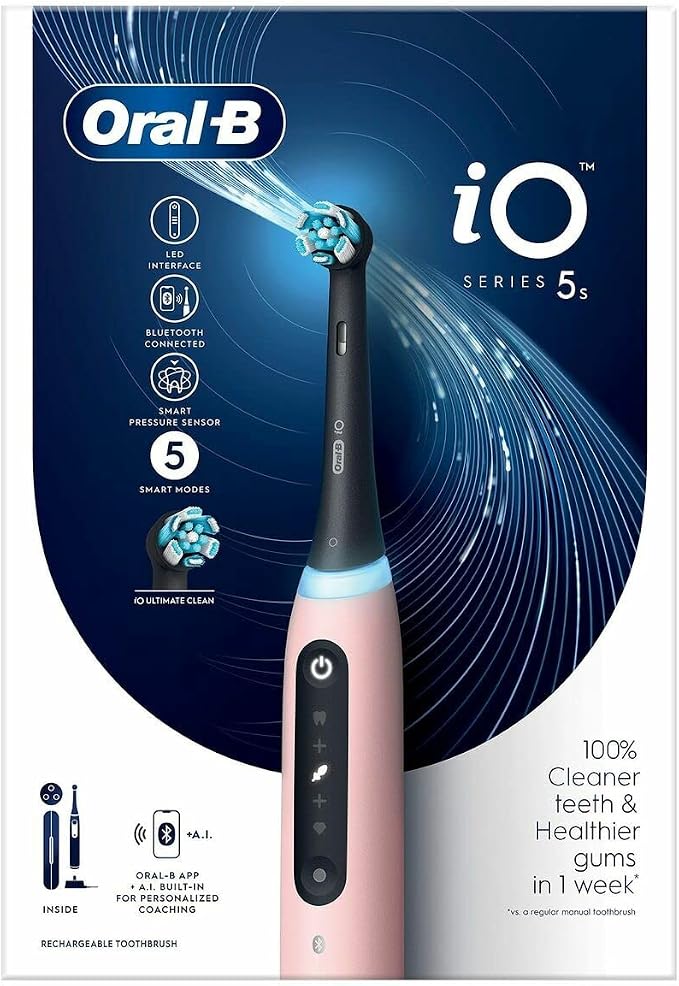 Oral-B IO Series 5s Ultimate Clean Electric Toothbrush Blush Pink