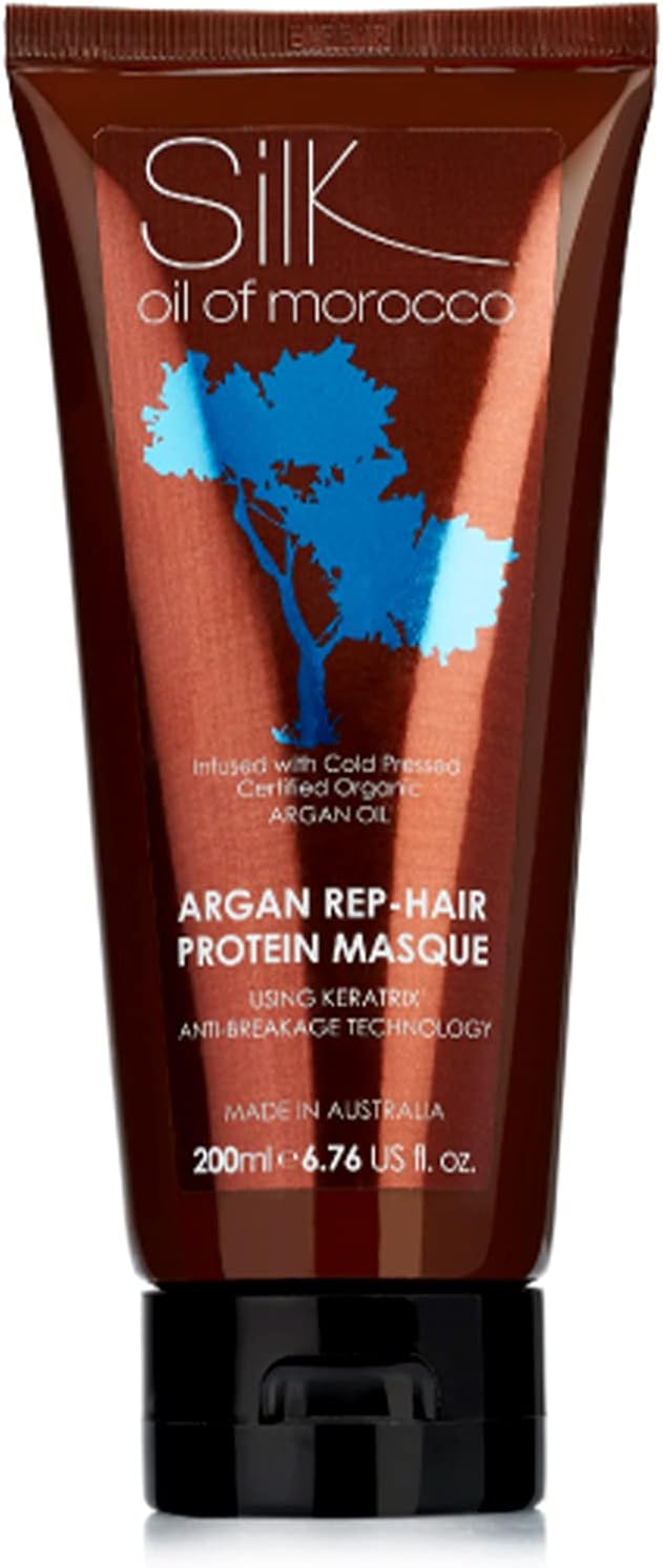 Silk Oil of Morocco-Argan REP-Hair Protein Masque 200ml