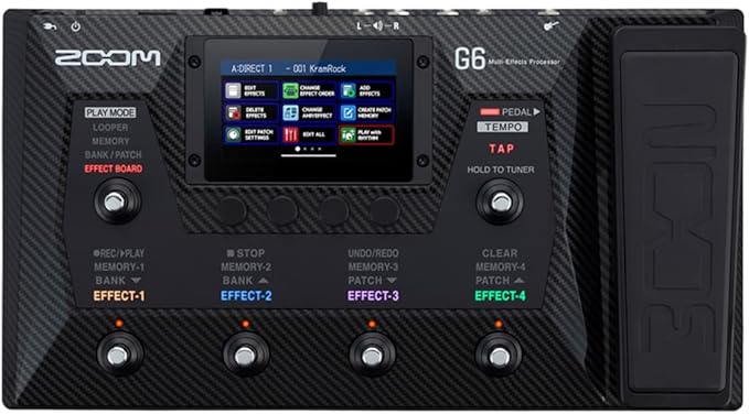 Zoom G6 Multi Effects Guitar Processor