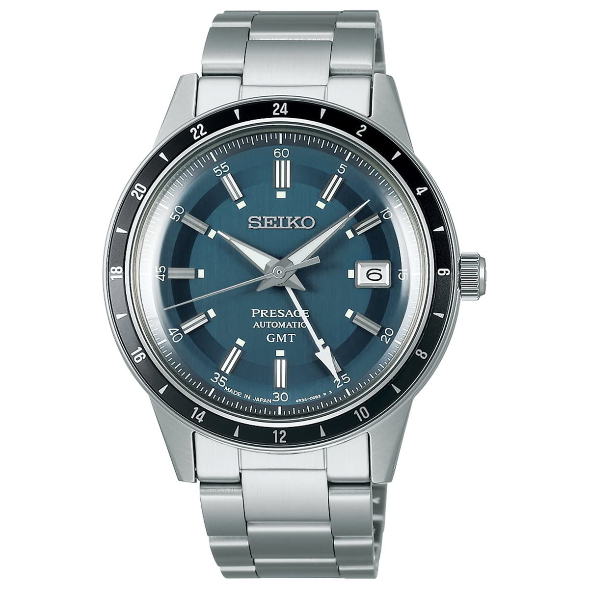 Seiko Presage Style60s GMT SARY229 Men's Silver