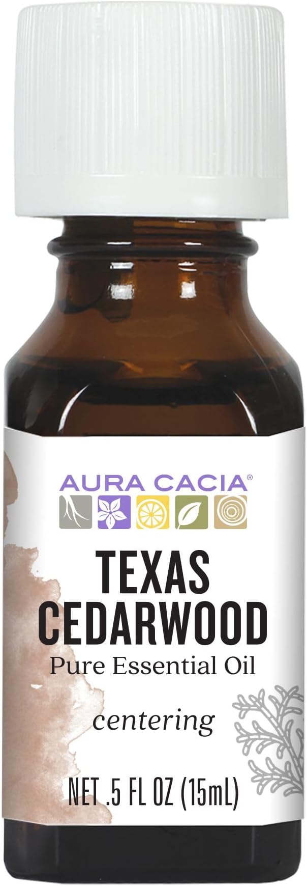 Aura Cacia Essential Oil, 100% Pure, Texas Cedarwood - 0.5 fl oz