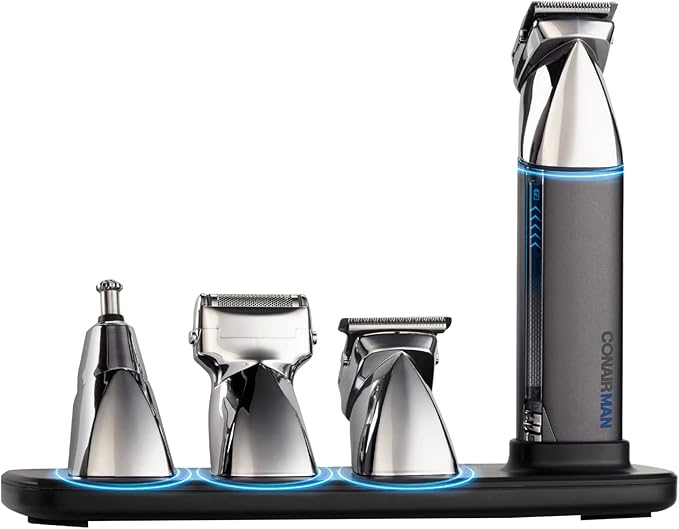 ConairMan GMTL6000 Ultimate Trim Precision All-in-One Metal Groomer - Silver