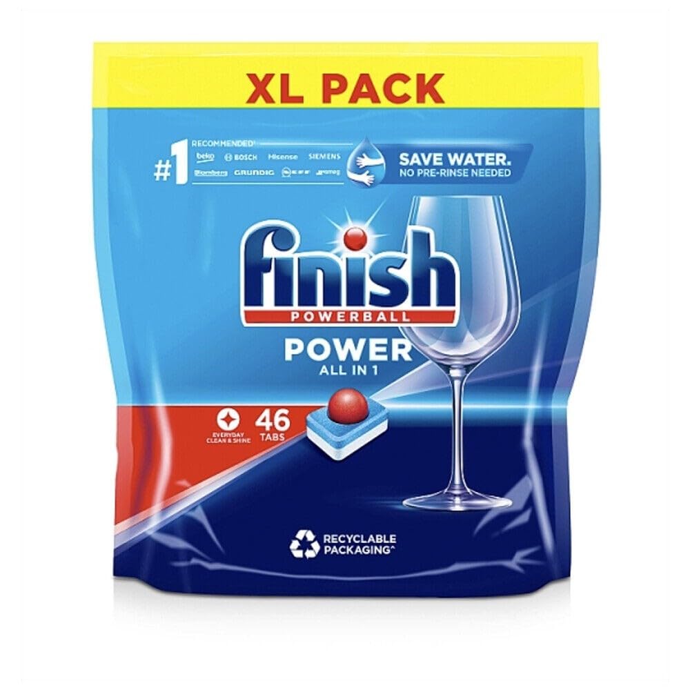 Finish All in 1 Lemon Sparkle Powerball Dishwashing 63 Tablets