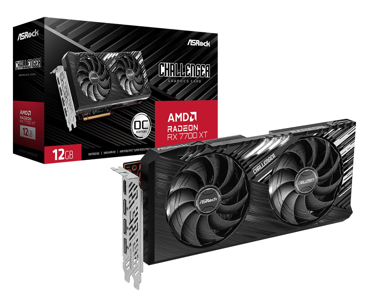 ASRock Challenger Radeon RX 7700 XT AMD 12 GB GDDR6
