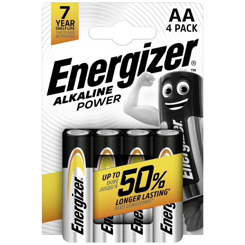 Energizer AA 4 Pack Alkaline Power Batteries