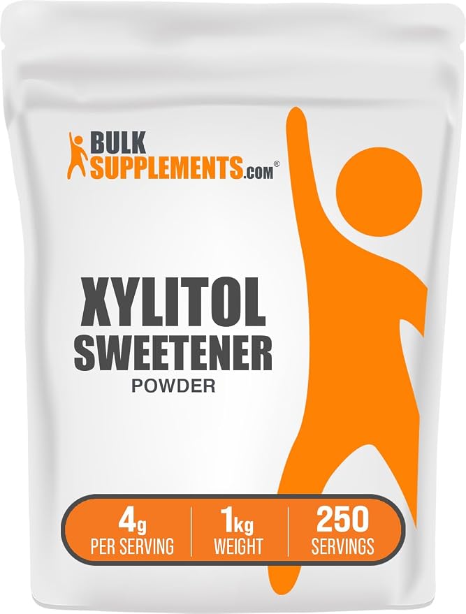 Bulksupplements.com Xylitol Crystals - Keto Powdered Sugar - Keto Sugar Substitutes - Xylitol Sweetener - Birch Xylitol Sugar Alternative (1 Kilogram)