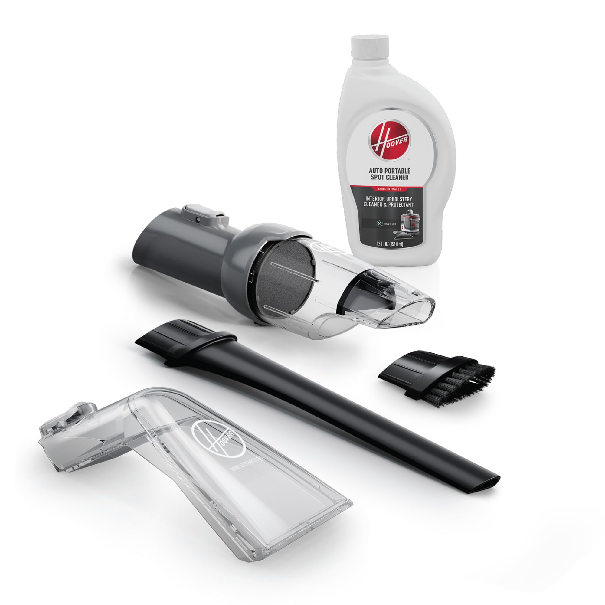 Hoover CleanSlate Auto Kit - 5-Piece Car Cleaning Tool Kit with Carpet Cleaning Formula
