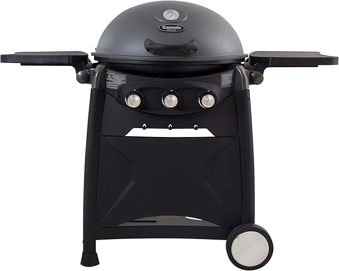 Gasmate Odyssey 3-Burner BBQ With Trolley Matte Grey