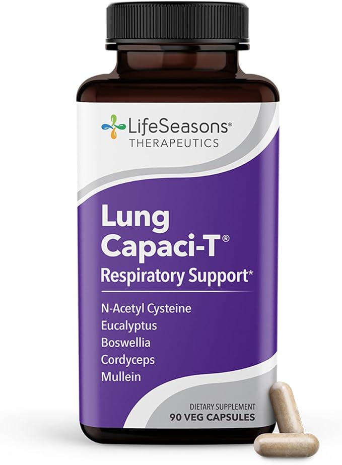 LifeSeasons Lung Capaci-T 90 Vegetarian Capsules