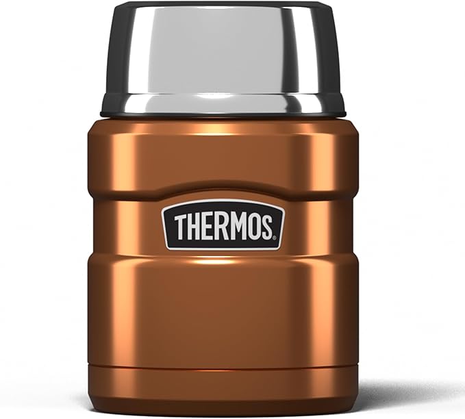 Thermos Stainless King Vacuum Insulated 470ml Flask Red