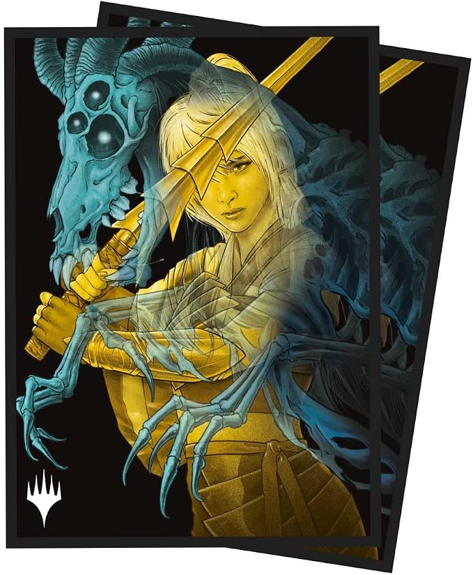 Ultra Pro: Duskmourn 100ct Sleeves Alt Art Key Character Mythic 1 for Magic: The Gathering