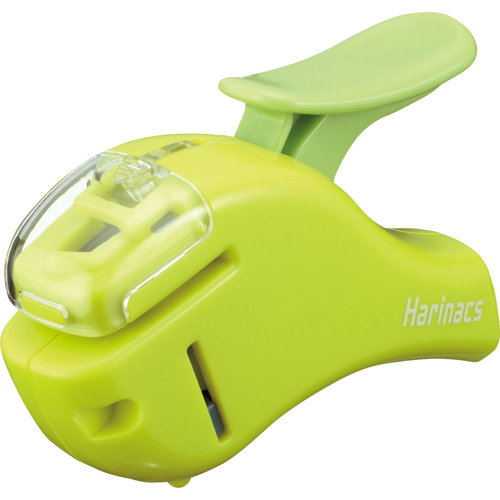 KOKUYO Stapleless Stapler Harinacs Compact Alpha Green